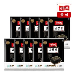 광천김 무조미 구운 곱창 전장김 18g 10봉 (11,310원/무료)