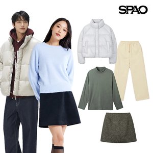 스파오 맨투맨/후디/가디건/집업/패딩/웜팬츠 (7,210원~/무료)