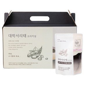 대학두유 서리태 오리지널 두유, 190ml, 15개 (9,000원)