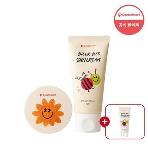 더블하트 무기자차 순한 베이비 선크림 50ml (5,900원/무료)