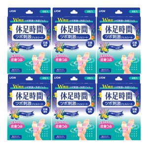 휴족시간 지압자극 쿨링시트 4매입 x 6개 (카드 17,520원/무료)