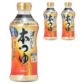 혼쯔유 기꼬만 진한 다시 혼쯔유, 500ml, 3개 (10,570원)