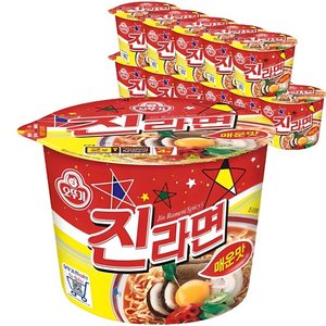 오뚜기 진라면 매운맛 컵 110g, 12개 (8,000원) (와우무료)