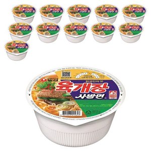 육개장 사발면 86g, 12개 (8,560원)
