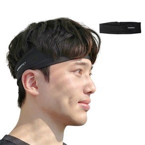 써머텍트 기능성 헤어밴드, 블랙, 2개 (9,970원)