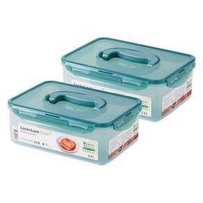 락앤락 프레쉬 MEDI 원핸들 김치통, 2.6L, 2개 (10,480원)