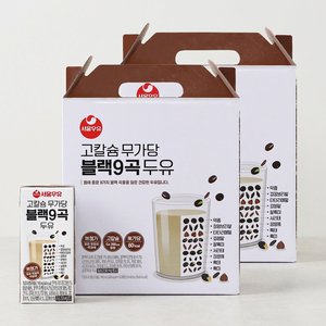 서울우유 고칼슘 무가당 블랙9곡 두유, 190ml, 32개 (13,400원/무료) 광고
