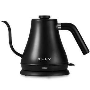 OLLY 모던 커피 드립 포트 블랙, 0.8L, 1개, 전기포트 + 거치대 + 설명서 (30,800원)