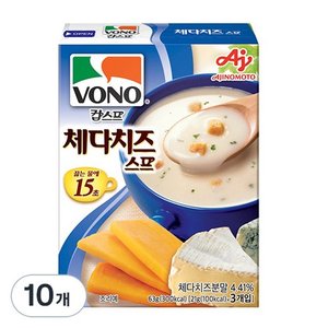 보노 체다치즈스프, 63g, 10개 (12,600원)