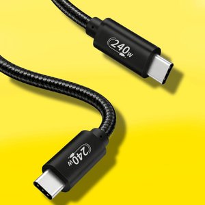 C to C 240W 초고속 충전 케이블 1+1 (9,800원/무료배송)