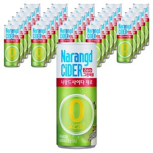 나랑드사이다 제로 그린애플, 245ml, 30개 (10,960원) (무료)