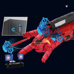 1+1 스파이더맨 웹슈터 흡착식 거미줄 발사기(9,900원/무료)