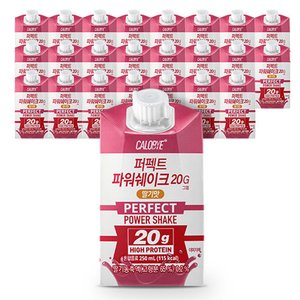 칼로바이파워쉐이크 20G 딸기맛 250ml x 24개, 2박스 (19,840원/무료)