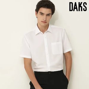 닥스 케어 면혼방 레귤러핏 드레스 반팔셔츠 (34,400원/무료)