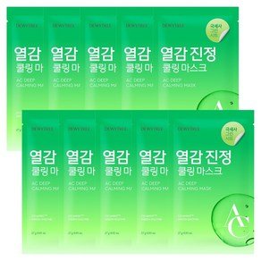 듀이트리 AC 딥 진정 마스크, 1개입, 10개 (9,960원)