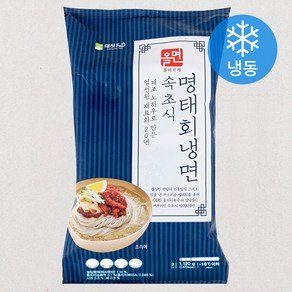 올면 속초식 명태회냉면 2인분 (냉동), 1.12kg, 1개 (10,800원)