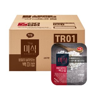 더미식 밥알이 살아있는 백미밥 200g 24개 (24,090원/무료)