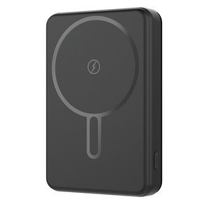 지오맥스 초슬림 맥세이프 마그네틱 유무선 보조배터리 10000mAh, 블랙, SQ-PB10 (14,950원)