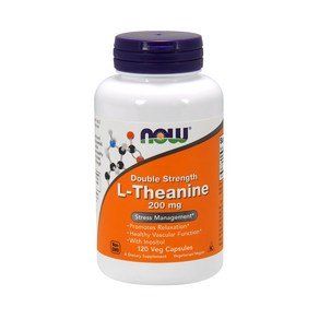 나우푸드 L-테아닌 200mg 베지 캡슐, 120정, 1개 (22,040원)