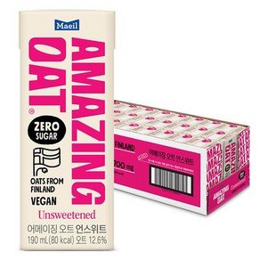 어메이징오트 언스위트, 190ml, 24개 (10,650원)