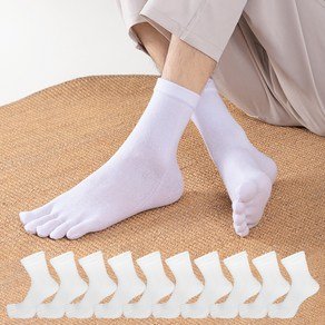두발로 남성용 럭셔리 중목 발가락 양말 10켤레 (15,300원)