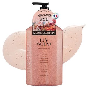 럽센트 스크럽 바디워시 플라워마켓 화이트튤립향, 800ml, 1개 (9,550원)