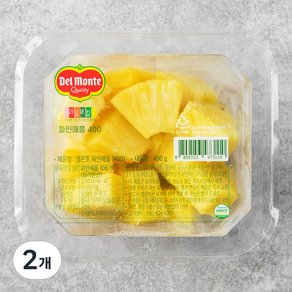 과일보감 델몬트 파인애플, 400g, 2개 (11,980원)