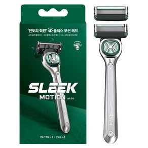 도루코 슬릭 모션 면도기 + 면도날 2p 세트, 1세트 (8,900원)