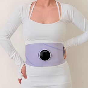 Yzontro EMS 슬림벨트 에르고바디 무선 복부 온열 마사지기 남녀 공용 연장밴드 증정, 보라색, S900Pro (111,800원)