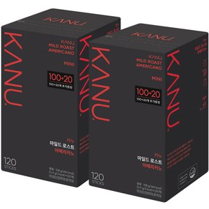카누 마일드 미니 120개입 2통 240개입 (35,920원) (무료)