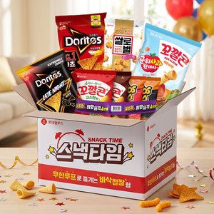 롯데 스낵타임 인기과자 12봉 혼합세트 (15,500원/무배)