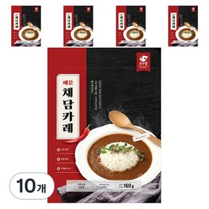 순수람 매운 채담카레, 160g, 10개 (9,640원)