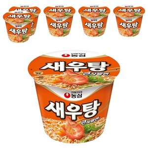 새우탕 큰사발면 115g, 6개 (6,540원) (와우무료)
