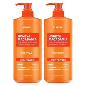 쿤달 허니 앤 마카다미아 퓨어 퍼퓸 바디워시 베이비파우더, 1.058L, 2개 (20,940원)