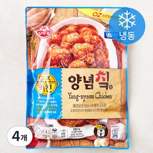 오뚜기 오즈키친 양념치킨 2봉지 (냉동), 580g, 4개 (18,960원)