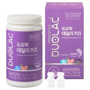 듀오락 데일리키즈 츄어블 어린이 유산균 (23,100원)