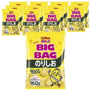 Calbee 빅백 노리시오 포테토칩스 160g 12봉지, 12개 (37,270원)
