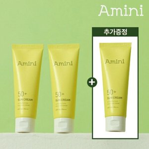 아미니 수분 선크림 SPF50+ 50ml 3개 (9,600원/무료)