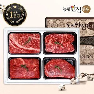 농협안심한우 1++등급 한우선물세트 (등채국불)1.6kg (143,690원/무료)