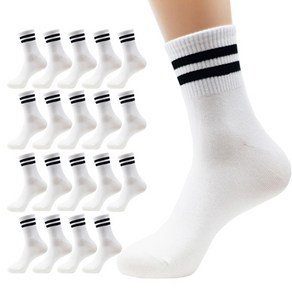 올리싹 10+10 대용량 남성용 국산 스포티보이 중목 양말 (17,860원)