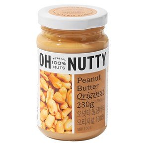 오넛티 100% 땅콩버터 오리지널, 230g, 1개 (9,300원)