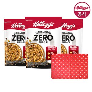시리얼 프로틴 그래놀라 제로슈거 350g x 3개 + 피크닉매트 (13,960원/무료)