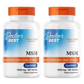 닥터스베스트 MSM 1500mg 타블렛, 120정, 2개 (26,060원)