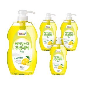 탐사 베이킹소다 주방세제 레몬향, 780ml, 4개 (9,990원)