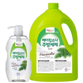 탐사 베이킹소다 주방세제 4L+780ml 세트, 4.78L, 1세트 (8,690원)