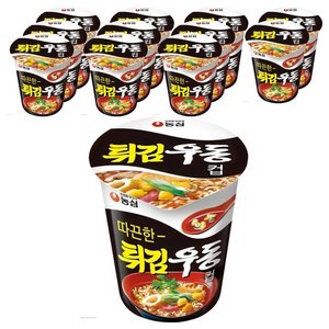 튀김우동 컵면, 62g, 12개 (8,990원) (와우무배)