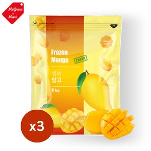 맥그로우앤마리 베트남 A급 열대망고 1kg 3팩 (14,940원/무료)