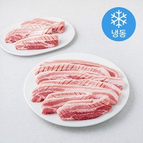 gomgom 곰곰 두꺼운 칼집 삼겹살 구이용 (냉동), 1kg, 1개 (13,360원)