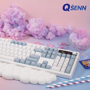큐센 블루투스 기계식 키보드 세트 Q104 LCD (59,900원) (무료)