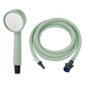 닥터워터 국내 제조 원터치 디자인 샤워헤드 + 샤워호스 세트 2M, 1개, MINT (19,900원)